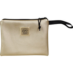 City Safe Pocket Spec Gold For Ever 12115 Γυναικείο Νεσεσέρ 24x18cm Χρυσό