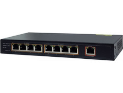 FOLKSAFE FS-S1008EP-E Unmanaged L2 Switch με 8 Θύρες Ethernet 100Mbps