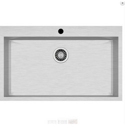 Excel Victoria CMS248 Ένθετος Νεροχύτης Inox Σατινέ 81x50cm
