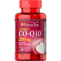 Puritan's Pride Co Q-10 100mg 60 Μαλακές Κάψουλες