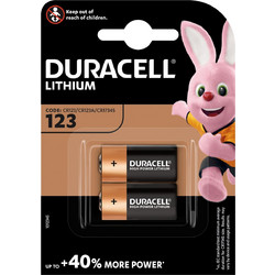 Duracell Ultra Lithium CR123 2τμχ