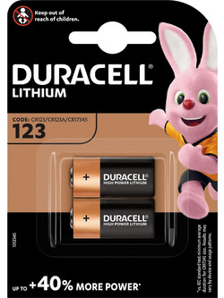 Duracell Ultra Lithium CR123 2τμχ
