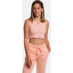 Champion Γυναικείο Αθλητικό Crop Top Σομόν 114894-PS012
