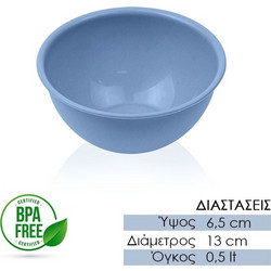 Ημισφαιρικό Σκεύος 0.5lt Μπλε