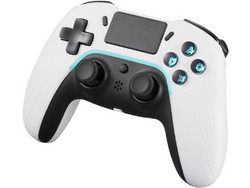 Deltaco GAM-139-W Wireless Controller PS4 White Black