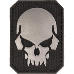 Mil-Tec patch Skull 3D Patch PVC Black SM