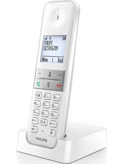 Philips D4701W/34 Ασύρματο Τηλέφωνο με Ανοιχτή Ακρόαση Λευκό
