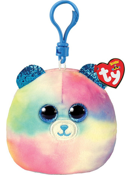 Ty Squishy Beanies Αρκουδάκι Παστέλ με Κλιπ 1607-39566