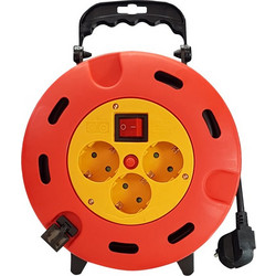 POWERTECH μπαλαντέζα κλειστού τύπου PT-897, 3x schuko, 16A, 10m