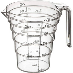 Μεζούρα Large LBTYMZK2547 14,5x11x12cm 500ml Clear-Black Yamazaki Tritan