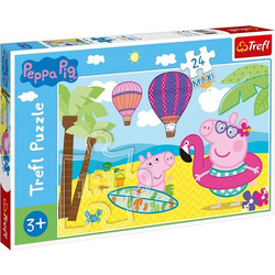 Παιδικό Puzzle Trefl Peppa Pig Αερόστατο 24 Κομμάτια