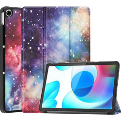 Θήκη Βιβλίο TriFold με Βάση Στήριξης για Realme Pad 10.4 - Γαλαξίες