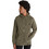 Timberland LS Exeter River Basic Brushed Back Ανδρική Ζακέτα Fleece με Κουκούλα και Φερμουάρ Χακί TB0A2BNBA58