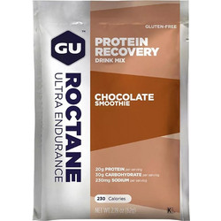GU Roctane Recovery Drink Mix Chocolate Smoothie Πρωτεΐνη Ορού Γάλακτος Όγκου Χωρίς Γλουτένη 62gr