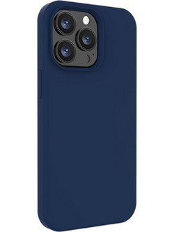 Vivid Premium Silicone Back Cover with MagSafe Navy Blue (iPhone 13 Pro)