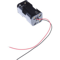 2-layer 6.0V 4xAA Battery Holder