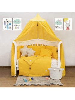 Funna Baby Σετ Κούνιας Marigold Mustard 3τμχ