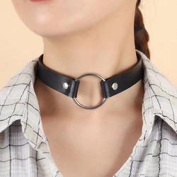ECO Leather Choker Περικολάιο
