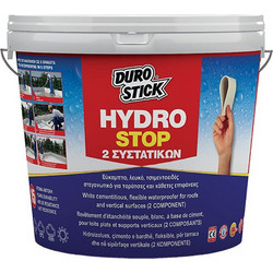 HYDROSTOP 2 συστατικών Durostick. Tσιμεντοειδές στεγανωτικό για ταράτσες. 16Kg