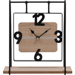 ΕΠΙΤΡΑΠΕΖΙΟ ΡΟΛΟΙ Fylliana Swing NATURE ΞΥΛΟ-ΜΕΤΑΛΛΟ 23.5x8x25.5εκ sls 125-222-336