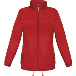 B & C Γυναικείο Μπουφάν Softshell Μακρύ Αντιανεμικό Κόκκινο JW902