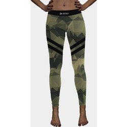 Athlon Camo Two Γυναικείο Κολάν Μακρύ Πράσινο 309-1202