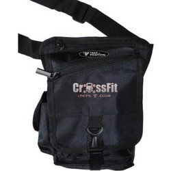 Takeposition Darko Crossfit Τσαντάκι μέσης μηρού με έχτρα πουγκί νερού, 27Y x 17Π x 7Β, Μαύρο, 962-5566