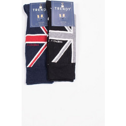 ΑΝΔΡΙΚΕΣ ΚΑΛΤΣΕΣ ΣΕ ΜΠΛΕ ΣΚΟΥΡΟ/ΜΑΥΡΟ TRENDY PACK 2 ΖΕΥΓΗ Πολύχρωμο