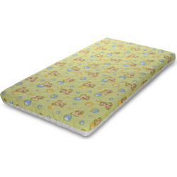 Lorelli Holiday Green Dogs Ανατομικό Στρώμα Foam Κούνιας 70x140x10cm