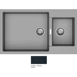 Macart Optimus N-200 Νεροχύτης Γρανίτη Αντιστρεφόμενος Onyx 86x50cm