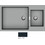 Macart Optimus N-200 Νεροχύτης Γρανίτη Αντιστρεφόμενος Onyx 86x50cm