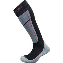 Comodo Ski Socks Black/Grey/Red Σύμμικτο Regular Ανδρικά