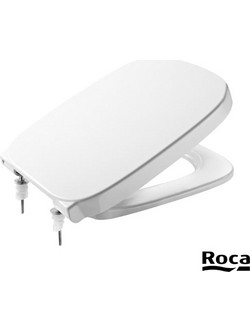 Roca Debba Καπάκι Λεκάνης D-Shape Πλαστικό Soft Close Λευκό A8019D2004