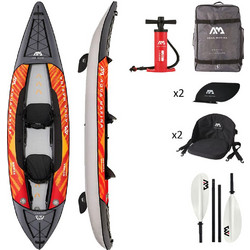 Aqua Marina Memba Φουσκωτό Kayak 2 Ατόμων Πορτοκαλί Γκρι 15681