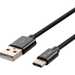Καλώδιο USB Type C 1m Μαύρο Platinum Series 8491 V-TAC