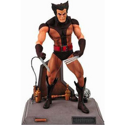 Diamond Select Toys Marvel Unmasked Brown Costume Wolverine 18cm