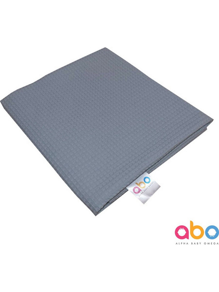 Abo Κουβέρτα Αγκαλιάς Πικέ 72x110 Γκρι