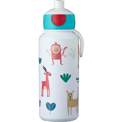 Mepal Animal Friends Παιδικό Μπουκάλι Πλαστικό BPA Free Λευκό 400ml
