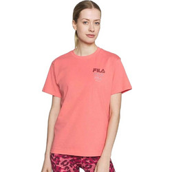 Fila Γυναικείο Αθλητικό T-Shirt Κοραλί 689304-B568