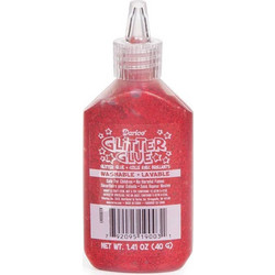 Κόλλα Leeho χειροτεχνίας glitter 40g red-κόκκινο (GG-40D-30M)