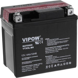 Vipow Μπαταρία Μοτοσυκλέτας BAT0505 4Ah