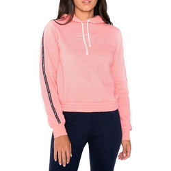 Fila Γυναικείο Αθλητικό T-Shirt με Κουκούλα Κοραλί FW22SPW069-541