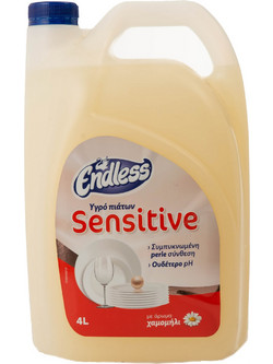 Καθαριστικό υγρό πιάτων Endless Sensitive 4 λίτρα