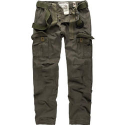 Surplus Ανδρικό Παντελόνι Cargo Slim Εφαρμογή Χακί 05-3602-01