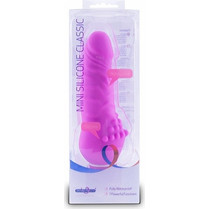 Seven Creations Mini Silicone Classic Soft Ρεαλιστικός Δονητής 15cm Ροζ