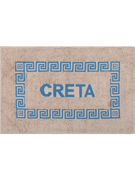 Πατάκι μαίανδρος Κρήτη (50cm x 80cm) σιέλ SilkFashion