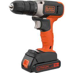 Black & Decker BCD001C1 Δραπανοκατσάβιδο Μπαταρίας 18V 1x1.5Ah