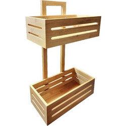ΕΤΑΖΕΡΑ ΜΠΑΝΙΟΥ ΙΣΙΑ ΜΕ 2 ΡΑΦΙΑ BAMBOO CYCLOPS 004101429