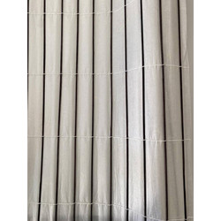 my deco Στόρι Σκίασης - Λευκό με Μαύρη Ρίγα Bamboo Ημιδιάφανη Υ245xΠ60cm