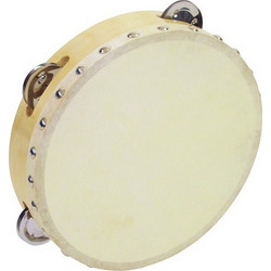 Ντέφι με δέρμα + Ζήλια DIMAVERY 25cm DTH-106